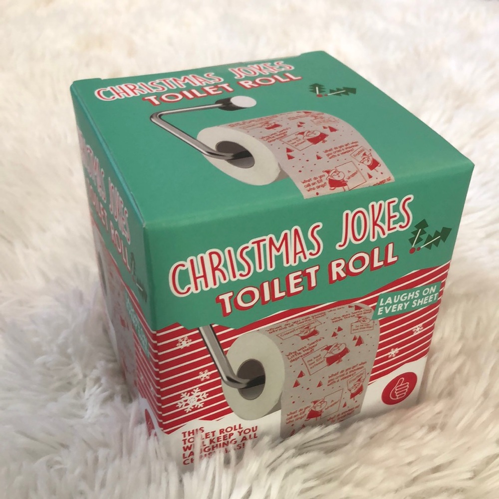 🩶5/$30 Christmas Jokes Toilet Paper Roll Gag Gift NEW in Package